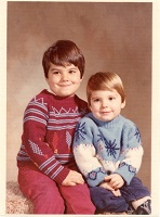 Aaron C and Eric K Malone about 1974